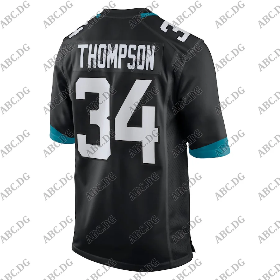 

Customized Stitch Men Women Kid Youth Jacksonville Chris Thompson Black Game Jersey 4XL 5XL 6XL