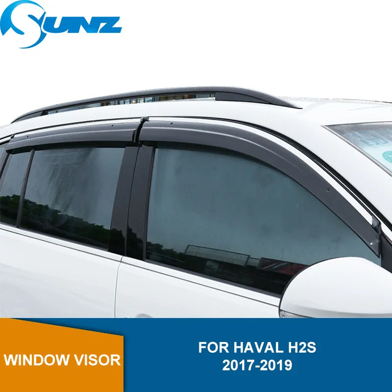 

Window Rain Guards For Haval H2S 2017 2018 2019 Smoke Window Visors Weathershields Wind Rain Guards SUNZ