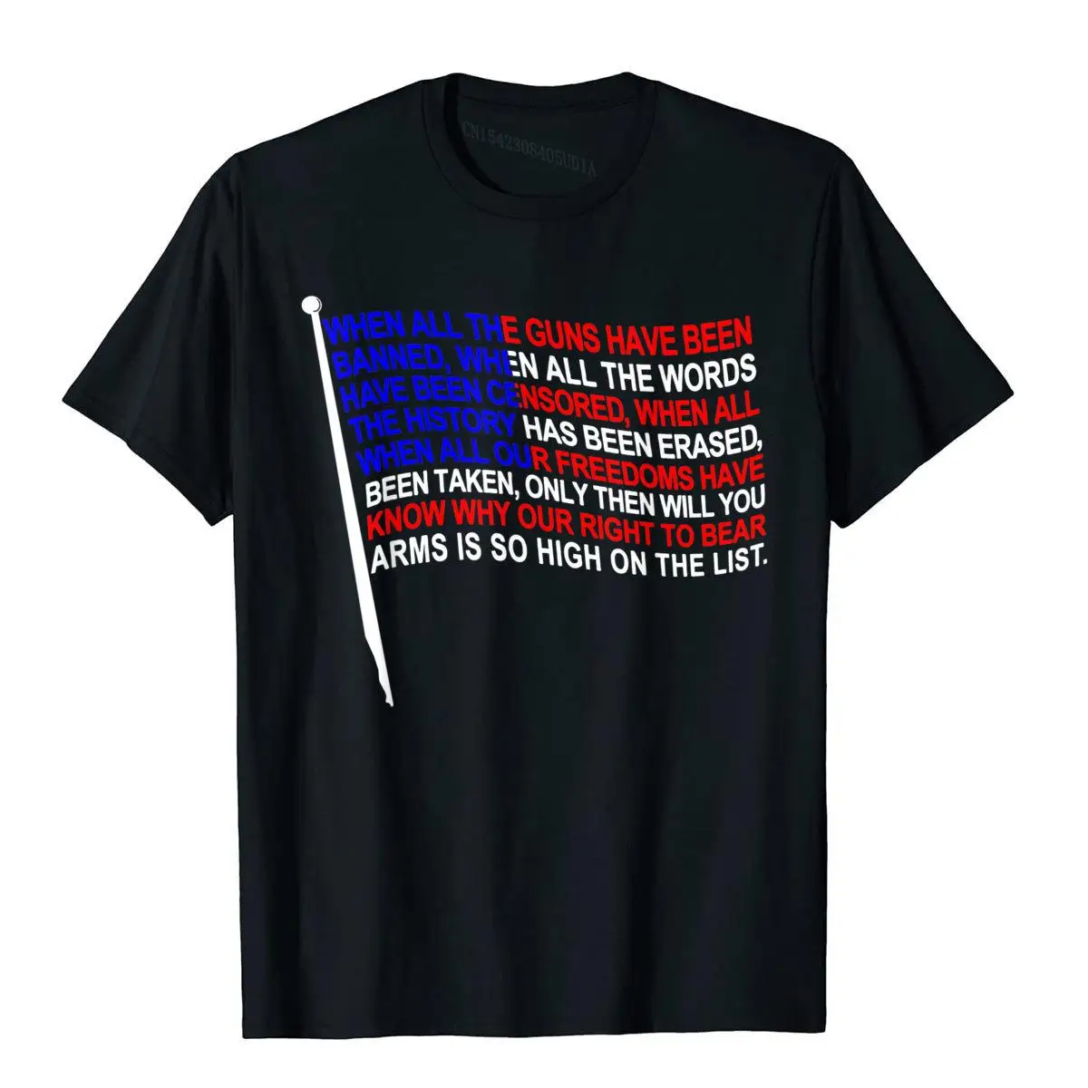 

When All The Guns Have Been Banned Shirt Pro-2nd Amendment T-Shirt Discount Mens Top T-Shirts High Street Tops & Tees Cotton