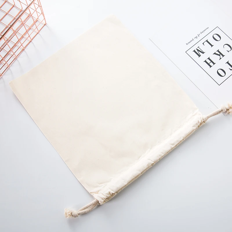 Пакет Drawstring многоразовые хозяйственные сумки холщовые сумки многоразовые хлопковые пакеты продуктовые хозяйственные сумки