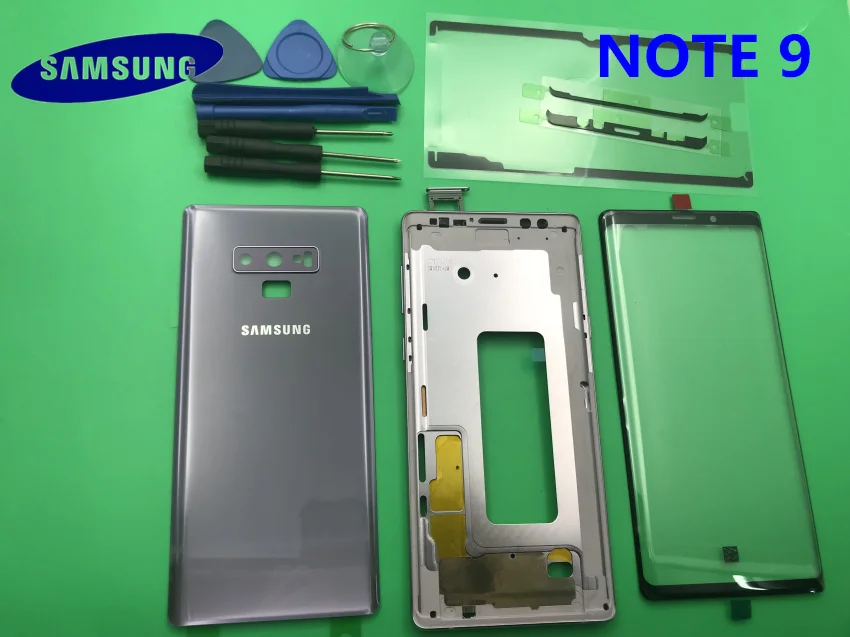 Оригинальный Новый чехол с полным корпусом задняя крышка стекло на переднем