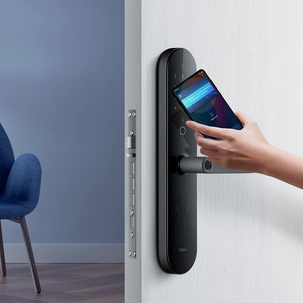 Aqara N100 умный дверной замок с отпечатком пальца Bluetooth пароль 7 способов