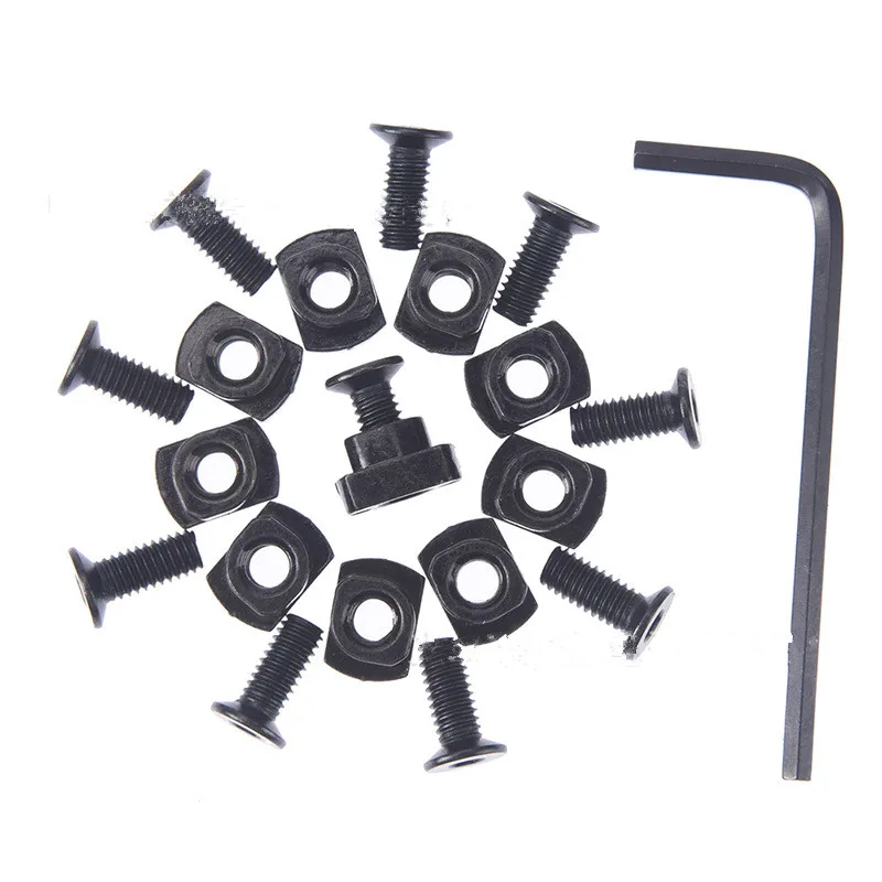 

The gun mlok 10pcs / package m-look mlok screw and nut set m-lok screw and nut