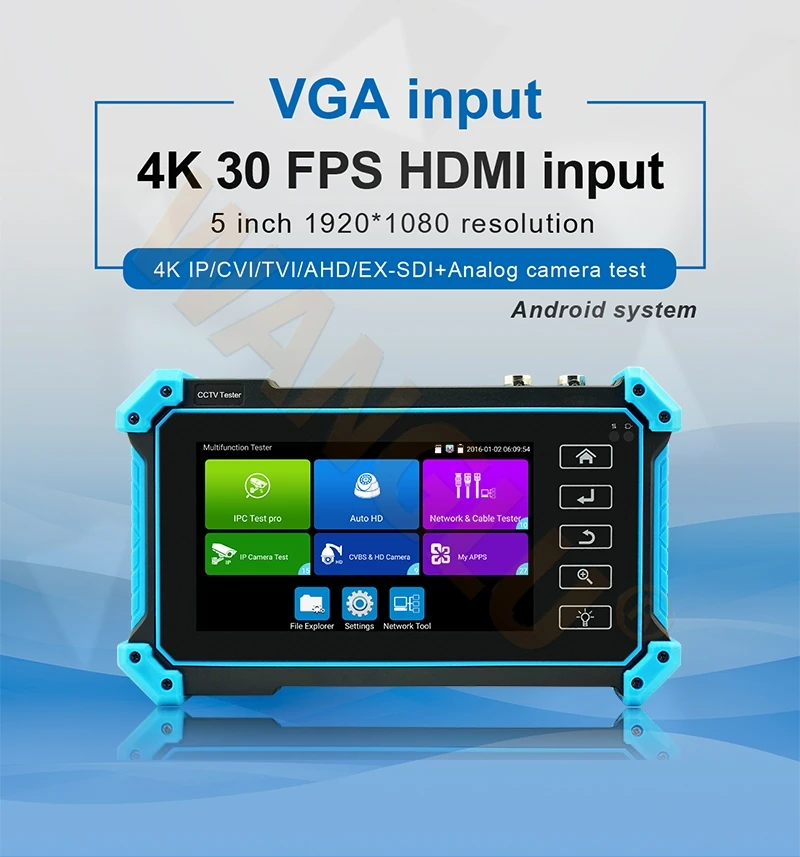 8 Мп HDMI VGA вход CCTV тестер монитор для камеры Ip IPC poe Тестер cctv камера тестер|Монитор
