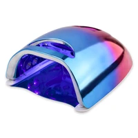 gradient blue cure skin care cordless wireless 48w led uv light nail lamp professional manicure rechargeable battery