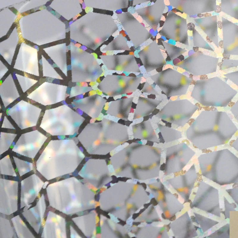 Блестящий дизайн ногтей полный наконечник DIY Cobweb ногтевая фольга переводная