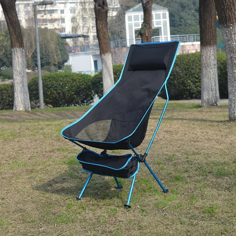 

Folding High Back Moon Chair with Carrying Bag,for Beach Fishing