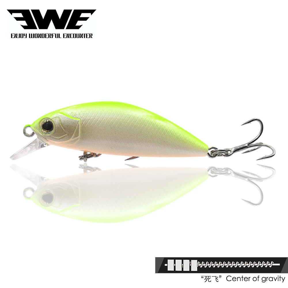 2019 новая EWE mini43s jerkbait Тонущая наживка 3 5 г искусственная рыболовная приманка для