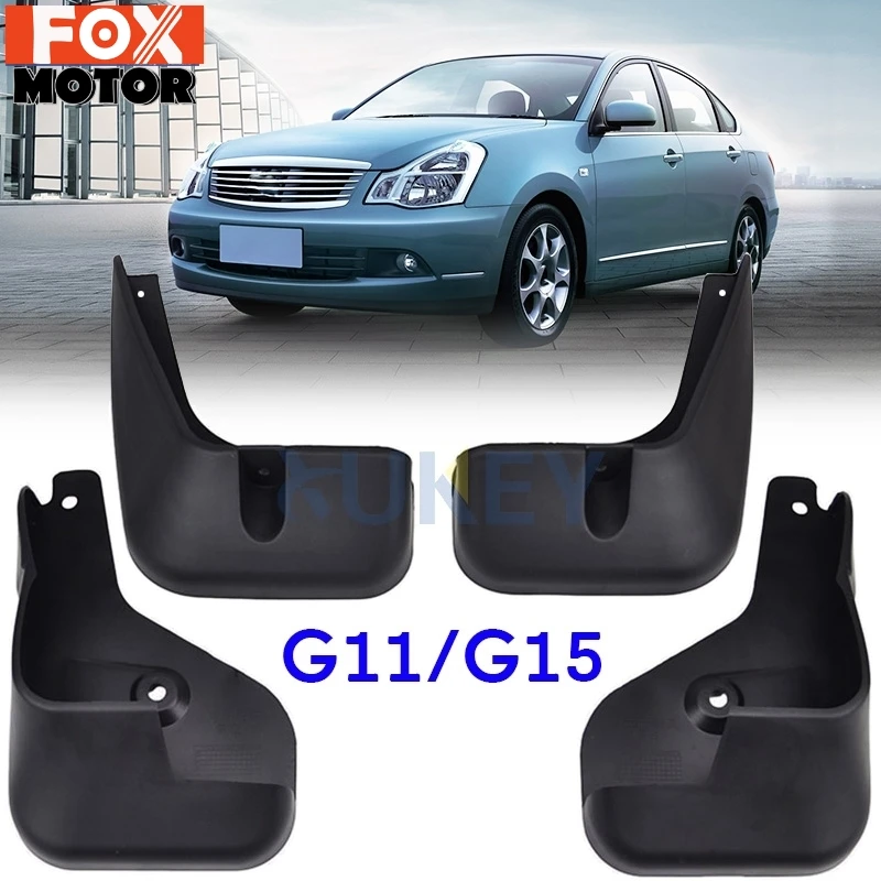 Для Nissan Almera G11 Русская версия/Sylphy 2012 2016 Брызговики крыло G15 2013 2014 2015 Автомобильные