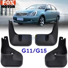 Для Nissan Almera G11 Русская версияSylphy 2012-2016 Брызговики крыло G15 2013 2014 2015 Автомобильные Брызговики