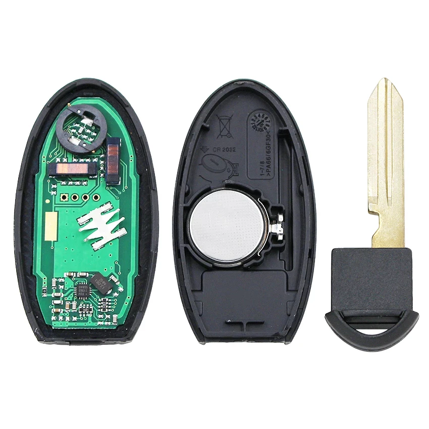 4B Keyless-go Smart Car Key ( SUV ) FSK 433.92Mhz 4A Chip FCC ID: KR5TXN1 P/N: 285E3-6RR3A / S180144506 For Nissan X-Trail 2021 |