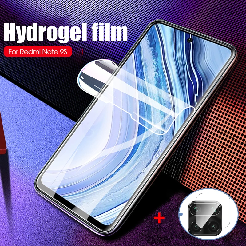 Гидрогелевая пленка для объектива камеры Xiaomi Защитная экрана Poco F2 Pro Redmi Note 9 8 7 8T 8A