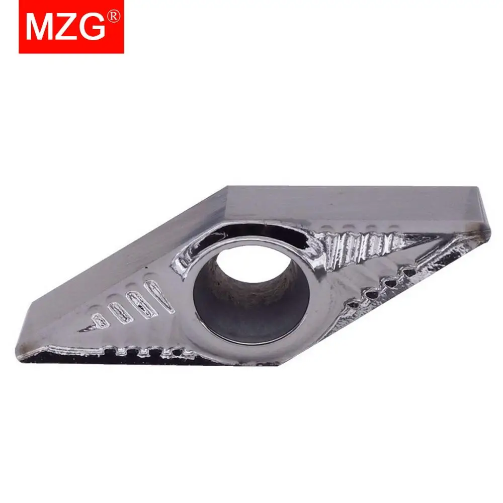 MZG 10 шт. VBGT 1103 1604 02 04 08 ZK01 CNC плазменный резак Медь Алюминий полу финишной обработки