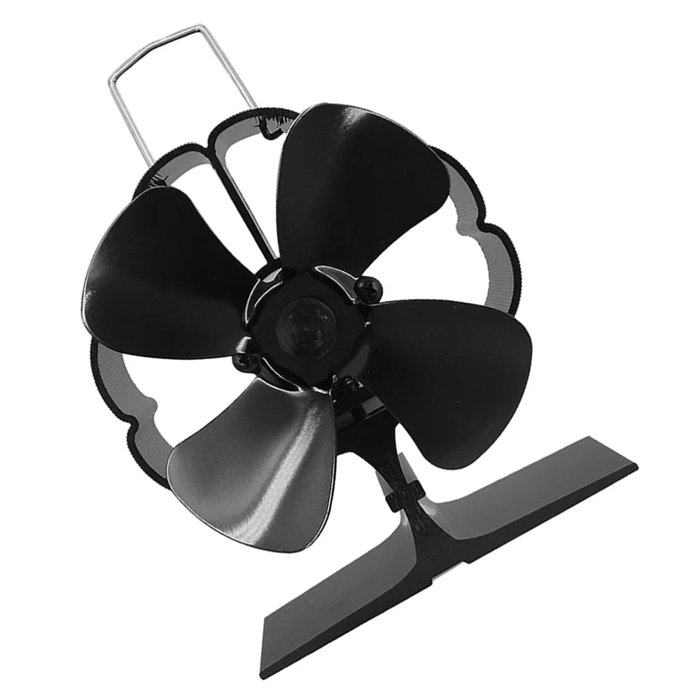 

1 Pc Heat Powered Stove Fan Outdoor Fireplace Fan Home Eco-friendly Fan