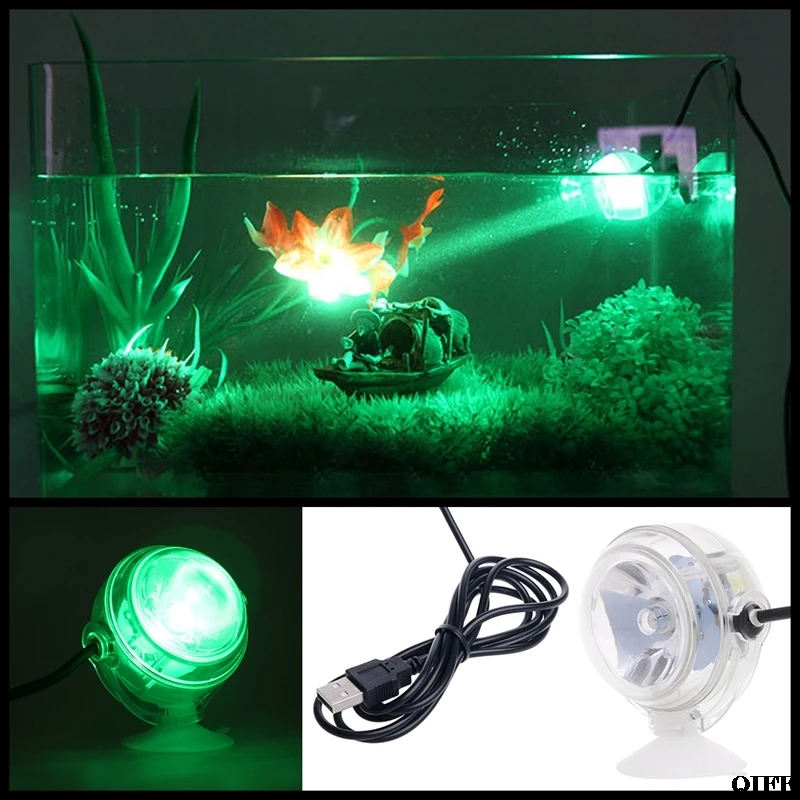 Красочный RGB светодиодный погружной Светодиодный точечный светильник для аквариума с дистанционным управлением, подводная лампа с европейской вилкой 110-240 В
