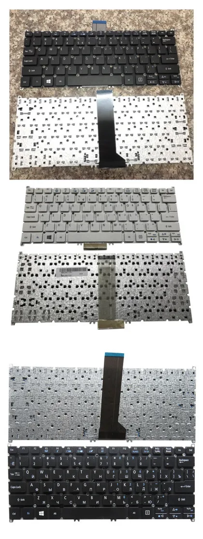 Новинка для Acer Aspire es1-131 R3-131T ES1-311 ES1-331 ES1-111 ES1-112 с русской версией черного и белого
