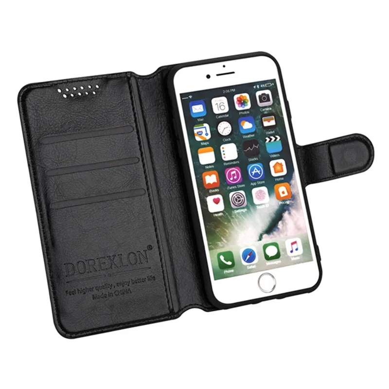 Leather Flip Wallet Case for Samsung Galaxy S6 S7 edge S8 S9 J3 J5 J7 2017 Neo Phone Cover iphone X 6 7 5 5S SE 8 6S Plus | Мобильные