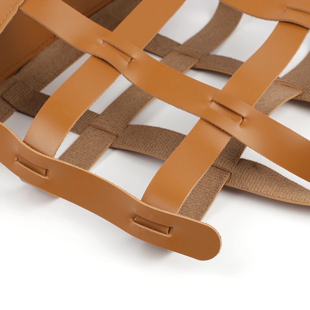 Leather Basket Woman Fashion Tote Hollow Out Basket Bucket Handbag Large Capacity Weave Summer Beach Travel Wedding PU Handbag