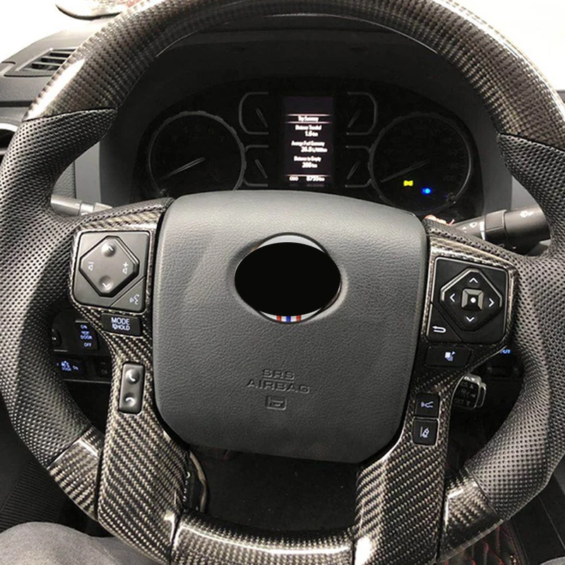 Марка Toyota Tacoma 16-19/Секвойя Тундра 18-19 ABSCar-Styling аксессуары для интерьера накладка на кнопки рулевого колеса 2 шт