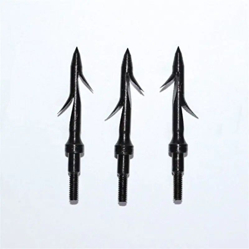 

12pcs 133Grain Archery Broadheads Arrow Tips Bow Fishing Points Barbed Arrow Heads Shooting Hunting Arrowhead