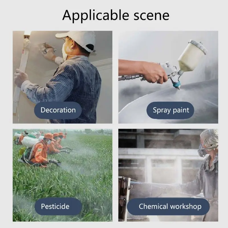 Картридж с фильтром из активированного угля на половину лица Пылезащитная