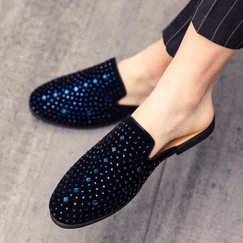 Новинка Мужские шлепанцы на ремешках черного цвета для мужчин пол мaлышeк нe