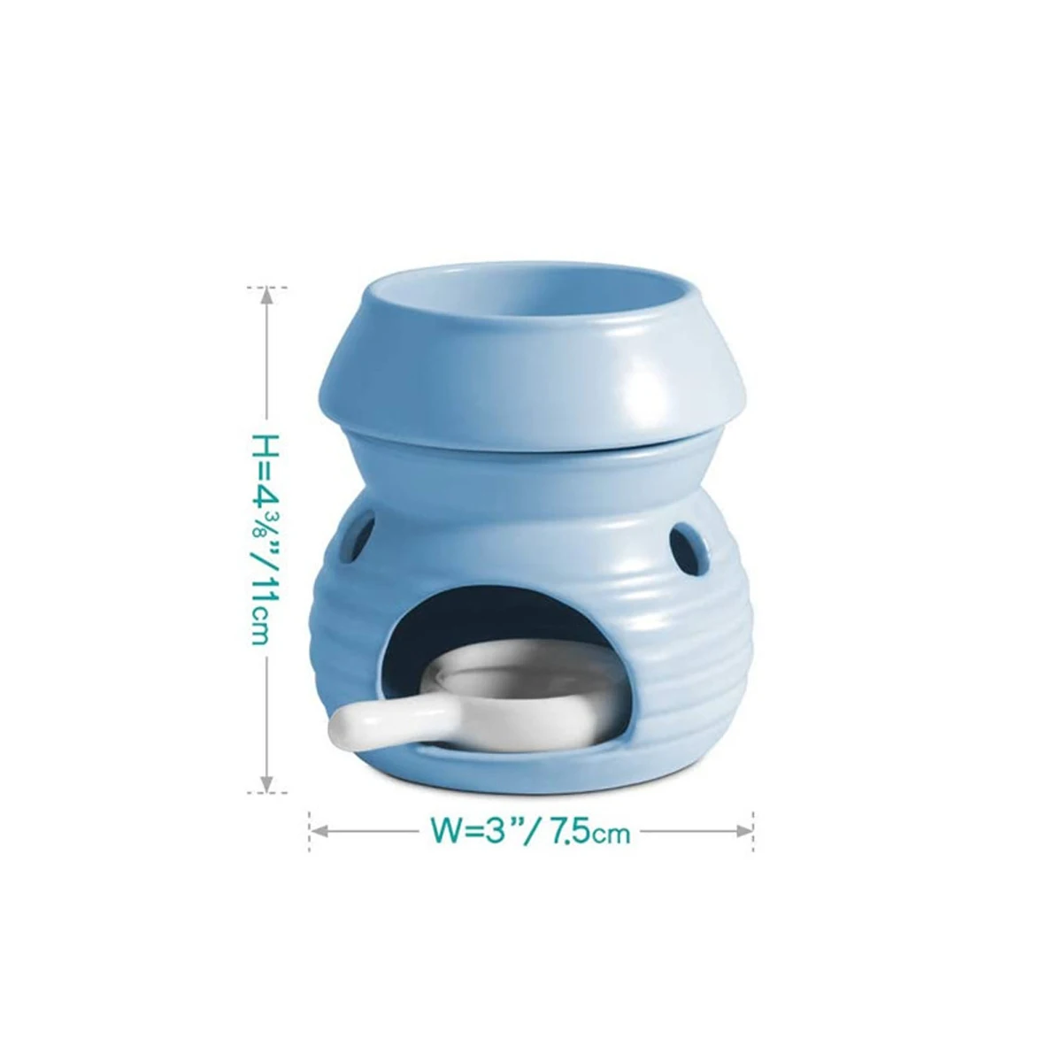 

Ceramic Aroma Diffuser 300ML Large Capacity Removable Candle Scented Home Holder