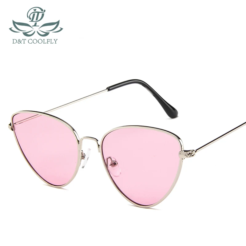 Новая мода кошачий глаз солнцезащитные очки для женщин и мужчин тонированные