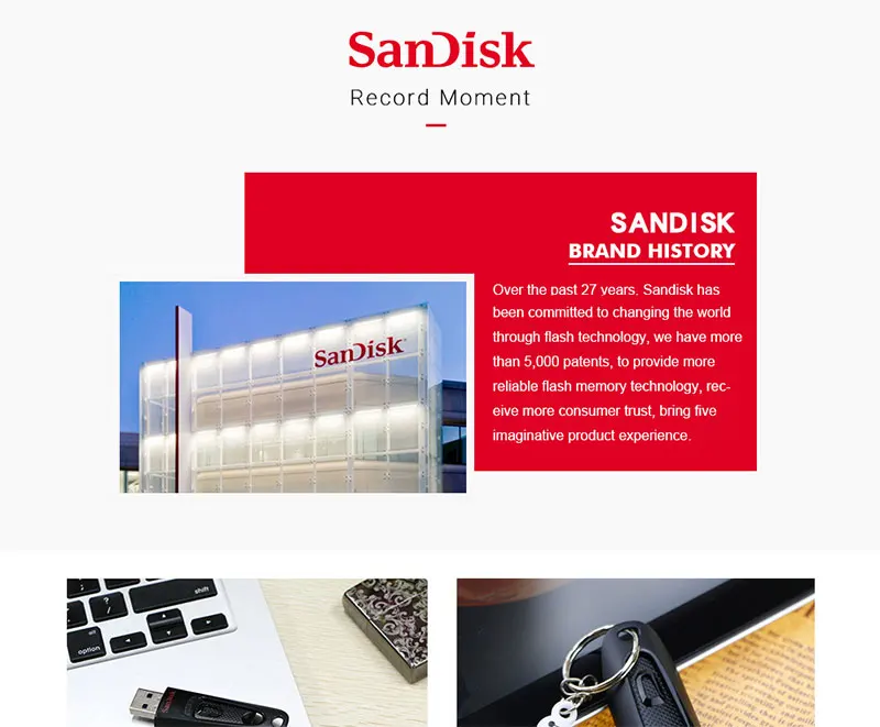 SanDisk CZ48 USB флеш-накопитель 16 ГБ 32 ГБ Флешка 64 Гб флэш-диск 128 ГБ U диск 256 ГБ USB3.0 карта памяти Чтение 100 МБ/с./с мини-флешка