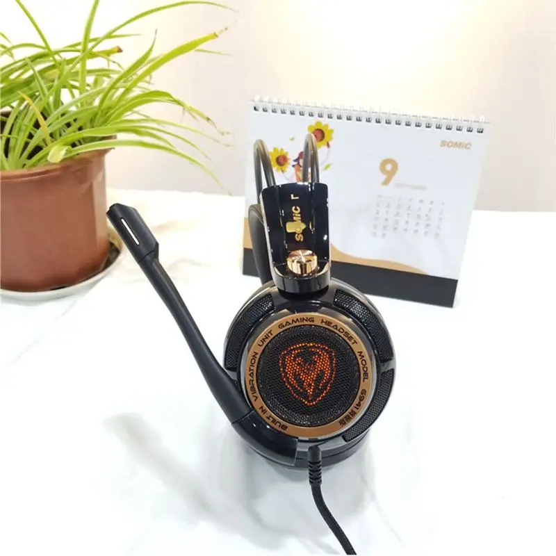 Игровая Гарнитура Somic G941 активное шумоподавление наушники USB 7 1 виртуальная