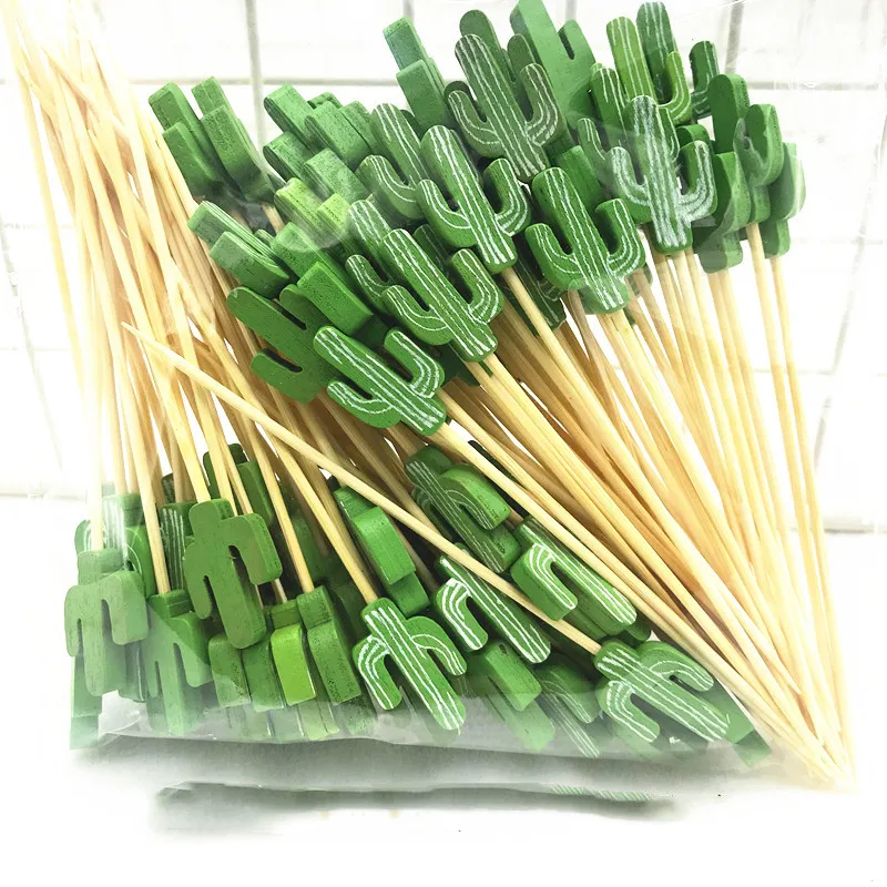 100 шт. одноразовые фруктовые вилки вечерние принадлежности для свадебного бара