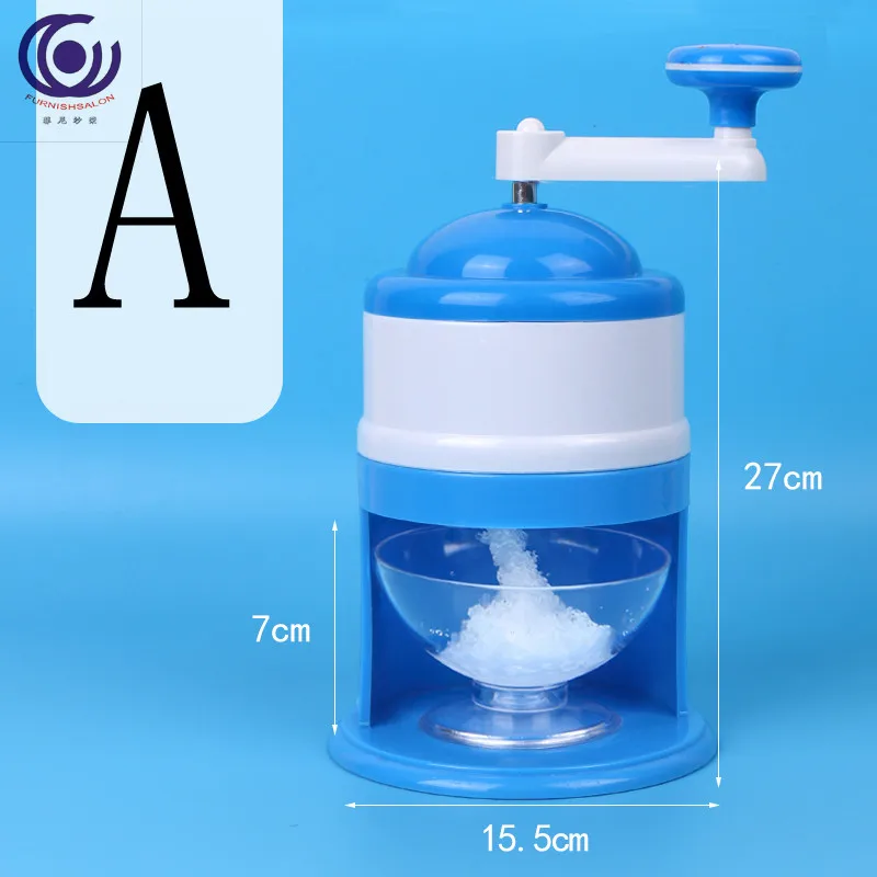 DIY портативная рукоятка из нержавеющей стали ручная дробилка для льда бритва