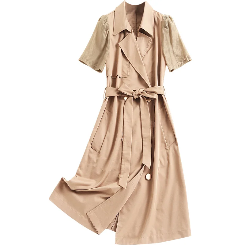 

SHUCHAN Long Dresses for Women Party Wedding Casual Vintage Office Lady High Street Summer 2021 French Japan Style