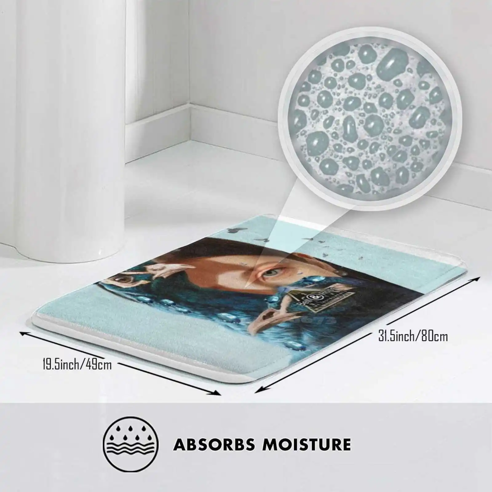 Wet Peacock 1.0 ( Hyper Ultra ) Soft Foot Pad Room Goods Rug Carpet Br01 Watches M I 6 Military Intelligence Six Man | Дом и сад