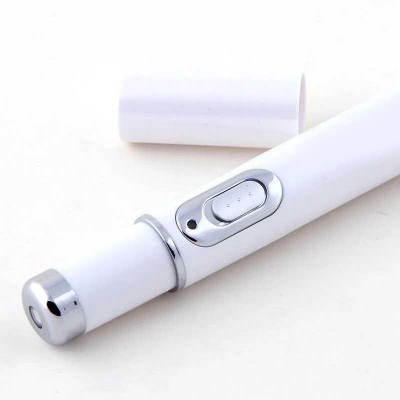 

Acne Laser Pen Portable Wrinkle Removal Machine Durable Soft Scar Remover Device Blue Light Therapy Pen Massage Relax