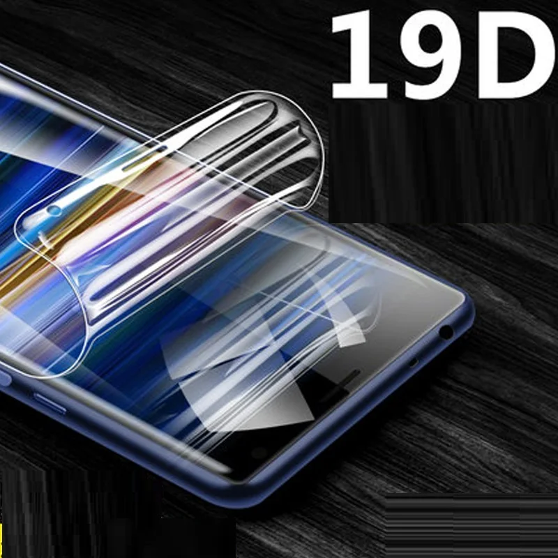 

Full Glue Hydrogel Film For Sony Xperia L4 L3 Screen Protector For Xperia 1 5 8 10 Protective Film For Xperia 1 II 10 II