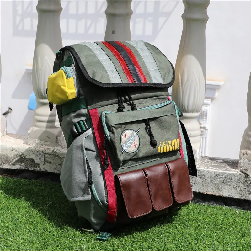 Backpack Boba Fett Armor Backpack Student School Bag Casual Travel Backpack