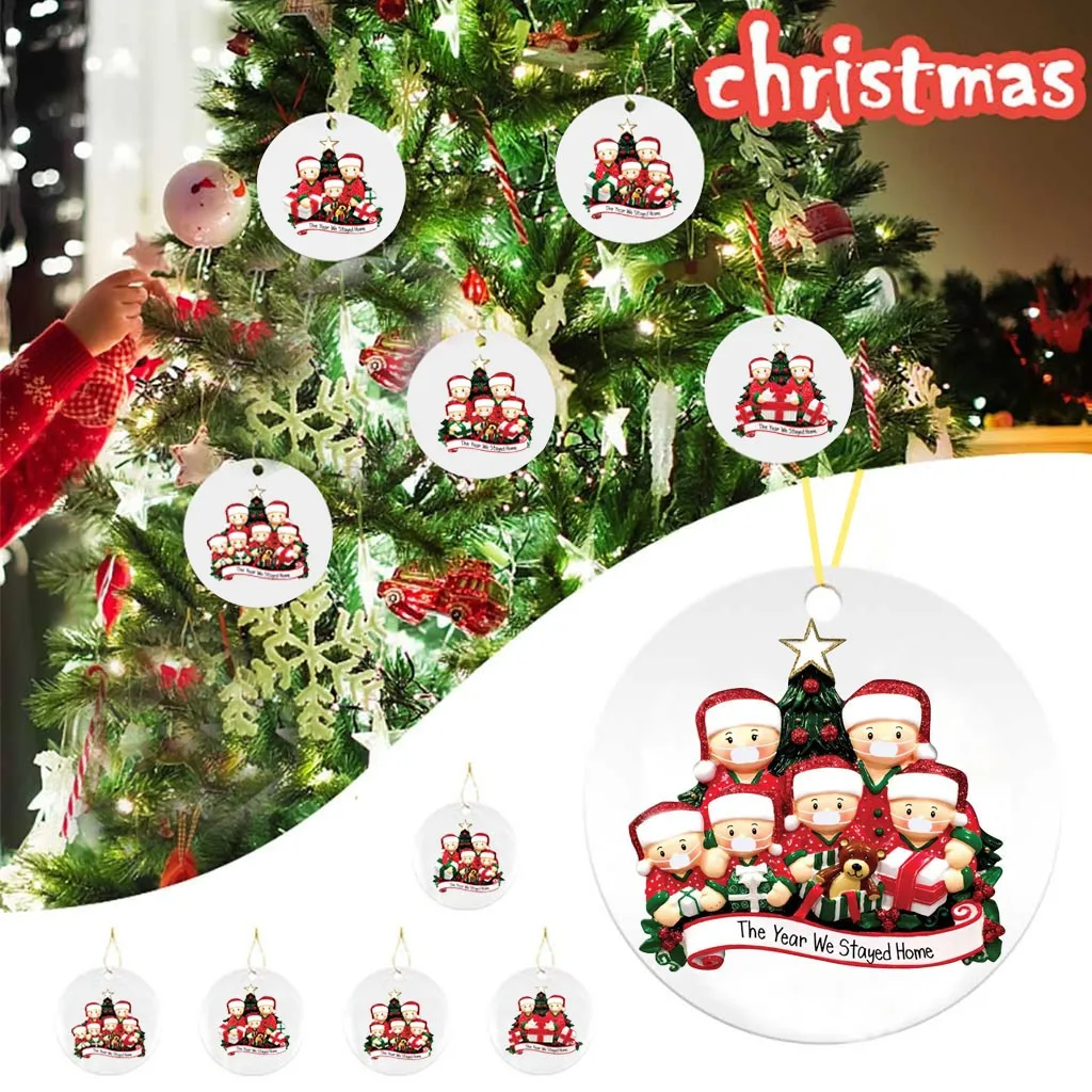 

2021 New Christmas Tree Decoration Lighted Pendant Faceless Old Man Pendant Christmas Decor for Home Havidad New Year