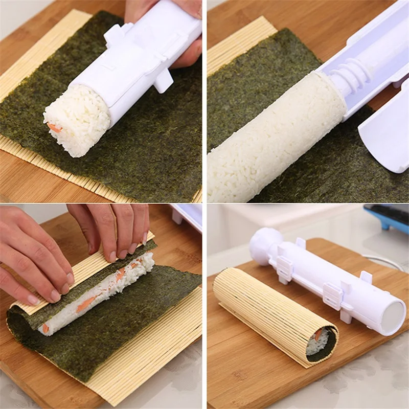 Быстрый суши Базука ролик Суши производитель роликовый ролл плесень DIY кухонный инструмент рисовое мясо растительное изготовление плесень