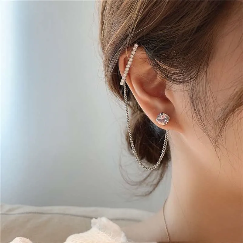 

Korean Style Earrings Sets Temperament Stars Moon Pearl Butterfly Shining Crystal Stud Earrings For Women Jewelry