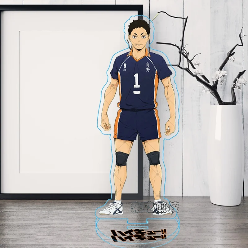 

15CM Figure Hinata Shoyo Kageyama Tobio Acrylic Stand Model Toys Japanese Anime Haikyuu!! Action Figure Plate Toy Stationery