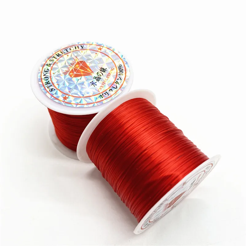 Леска эластичная с кристаллами для украшений шнур проволока браслетов