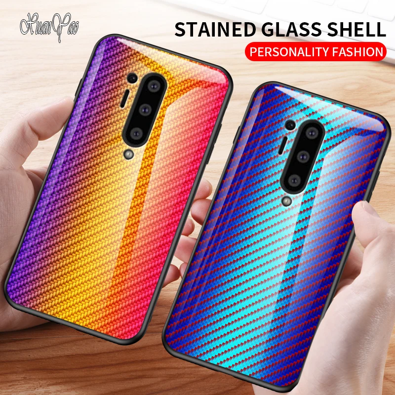 XUANYAO чехол 1 + 8 Pro One Plus стекло Жесткий Чехол OnePlus силиконовый мягкий край