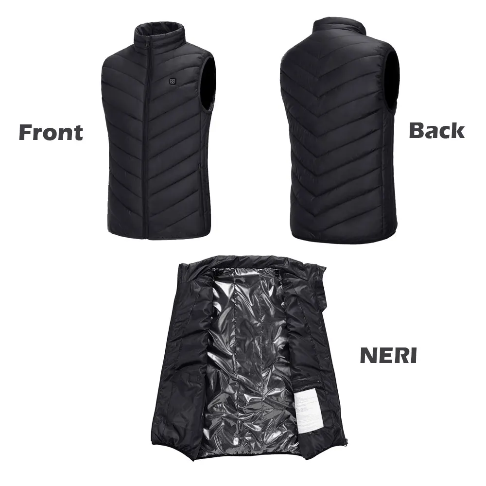 Electric Heated Vest Men Women Heating Waistcoat Socks Thermal Warm Clothing Usb Outdoor Winter Jacket | Спорт и развлечения