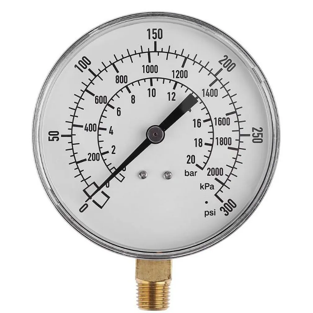 

Radial Pressure Gauge High-precision Stable Barometer Oil Pressure Gauge Water Pressure Gauge TS-Y900-300psi 0-2000kpa 0-20bar
