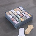 Многоцветный складной ящик для хранения коробки для носков шкаф с выдвижными ящиками делитель с крышкой Шкаф, органайзер для хранения Коробка для хранения галстуков носки Спальня