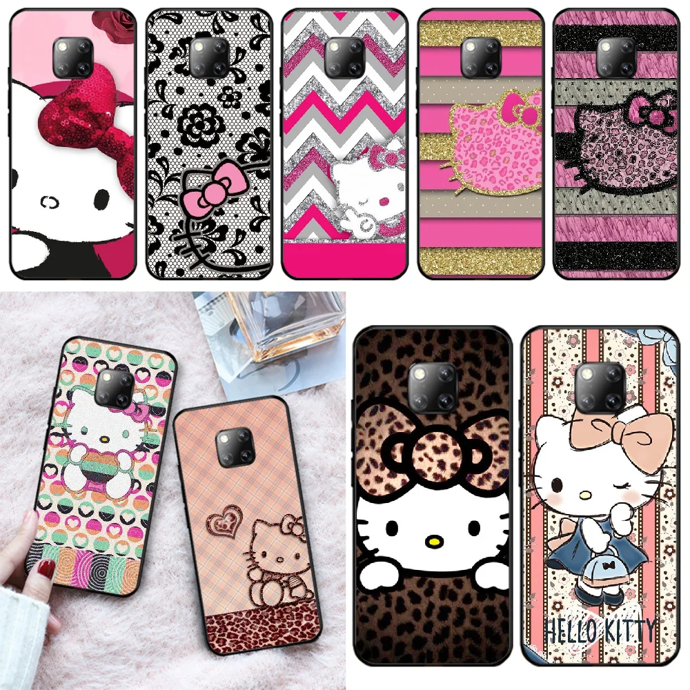 BaweiTE милый чехол для телефона hello kitty Huawei Mate 9 10 10Lite 20 20X 10Pro 20Pro 20Lite Enjoy 9Plus