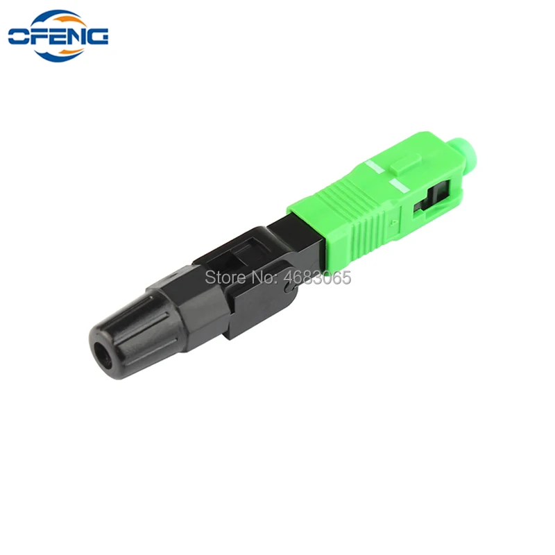 100 шт. FTTH SC APC SM волоконно оптический Быстрый Соединитель быстрый соединитель