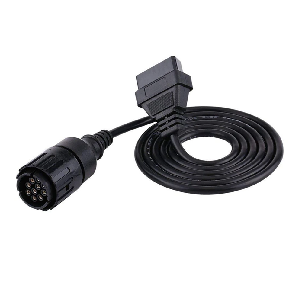 

1/5/10PCS Extension Cable OBD 10Pin Motorcycles to OBD2 16Pin For BMW ICOM D Cable 10Pin Adapter to OBDII Diagnostic Cable iCOM