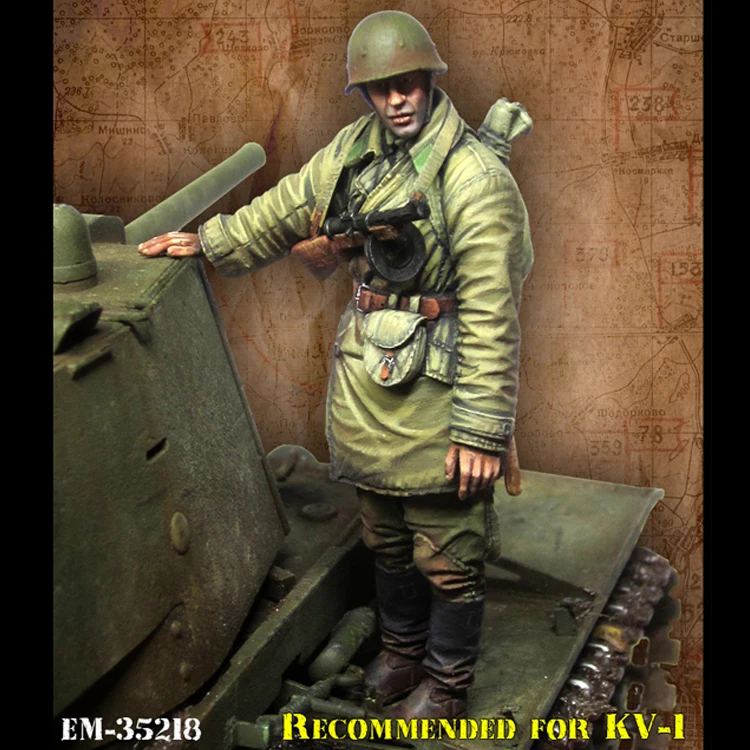 

Модель GK из смолы 1/35 года, солдат Советской пехоты (1941-1943 ), военная тема, несобранный и Неокрашенный комплект